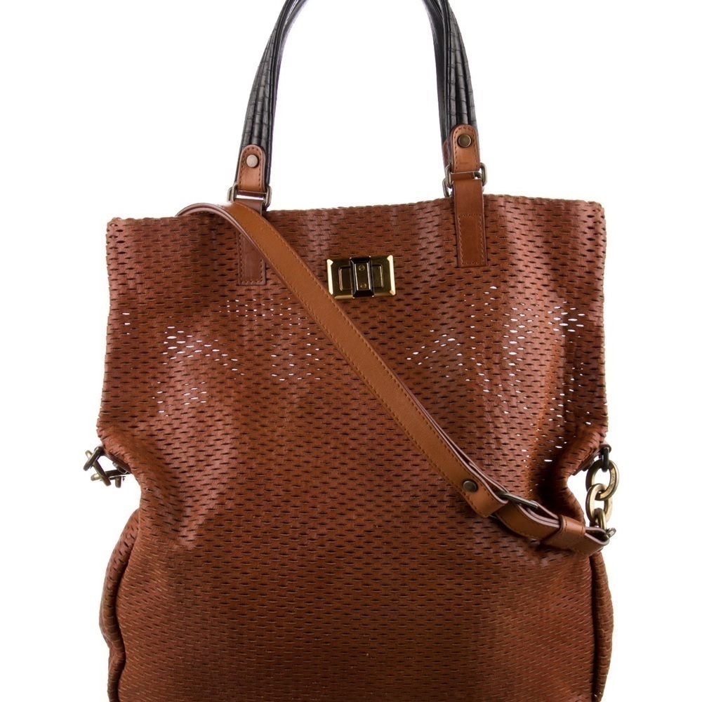 Lanvin perforated tote